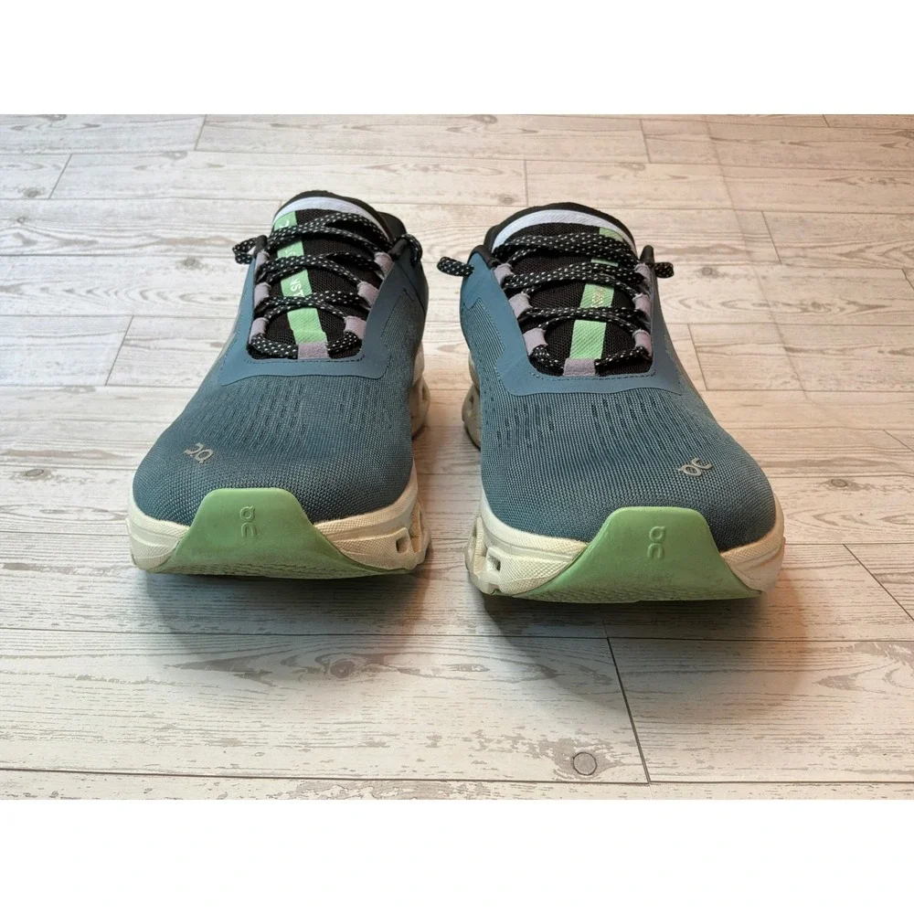 On Cloudmonster Running Shoes Mens 11 Blue Green 61.98084 Gorpcore Streetwear